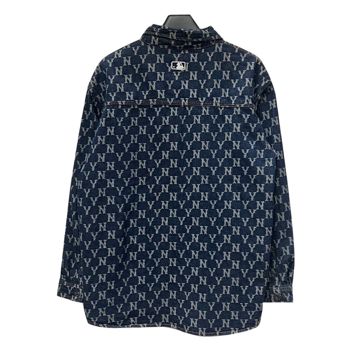 MLB 엠엘비 뉴욕 양키스 자카드 모노그램 데님 셔츠 XL 상품이미지2