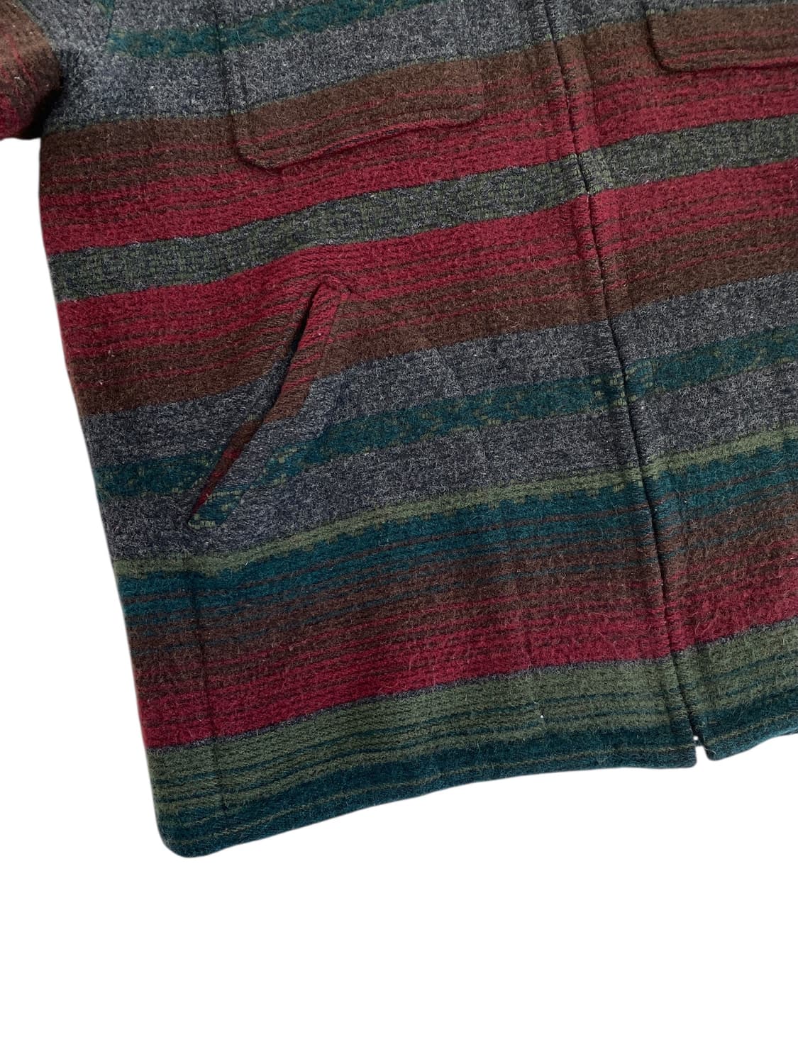 8-90‘s 울리치 블랭킷 스트라이프 울 자켓 상품이미지5