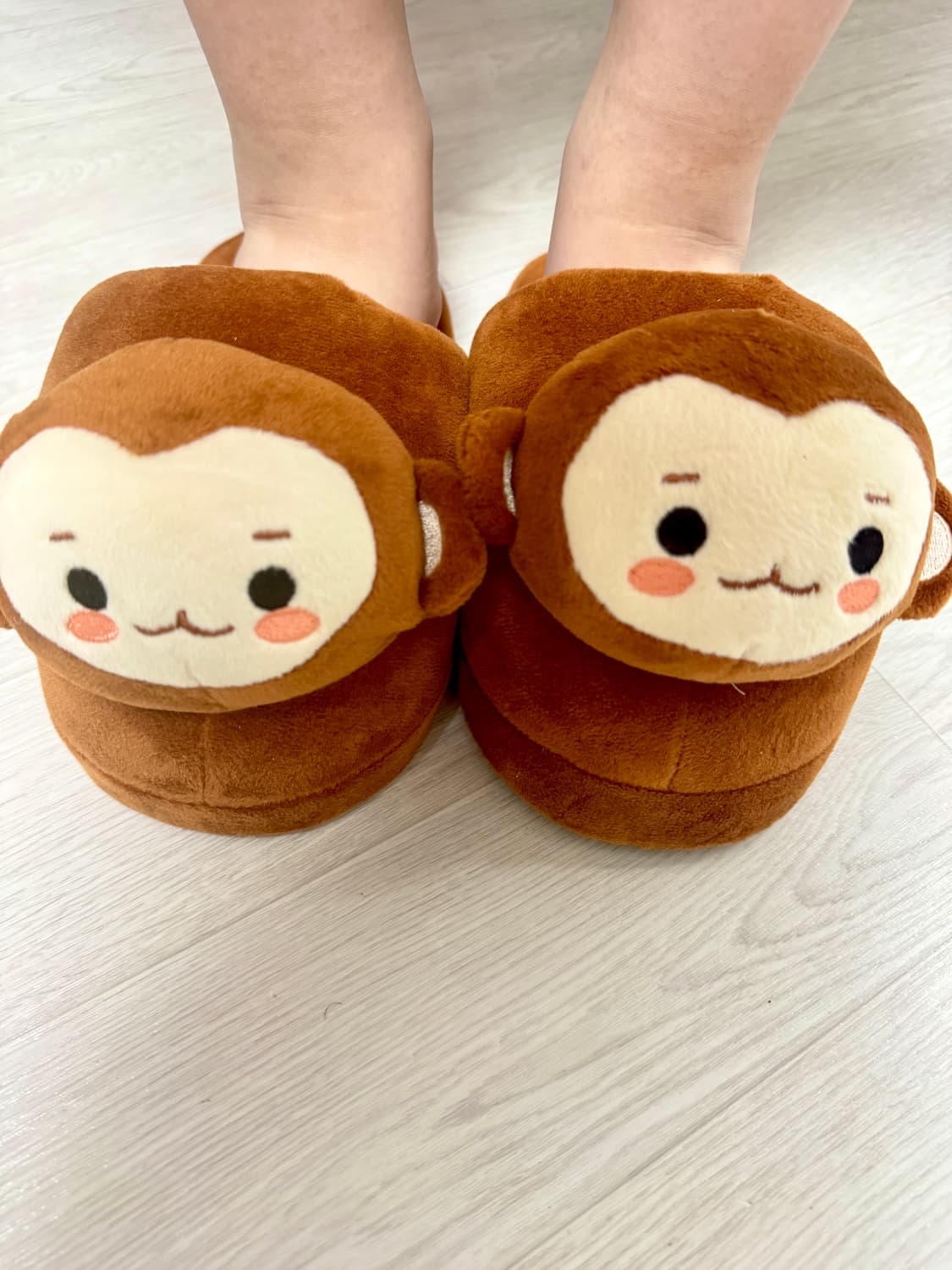 (고전) 애니팡 몽이 원숭이 실내화 거실화 슬리퍼 상품이미지2