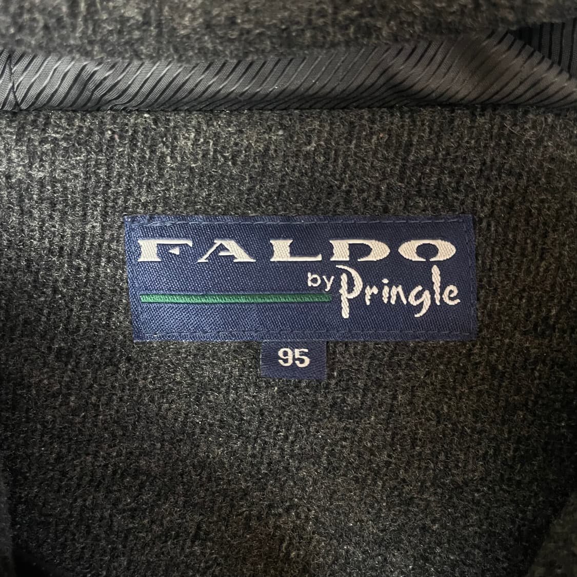 FALDOGOLF 모직 그레이 후드 코트 95 상품이미지4