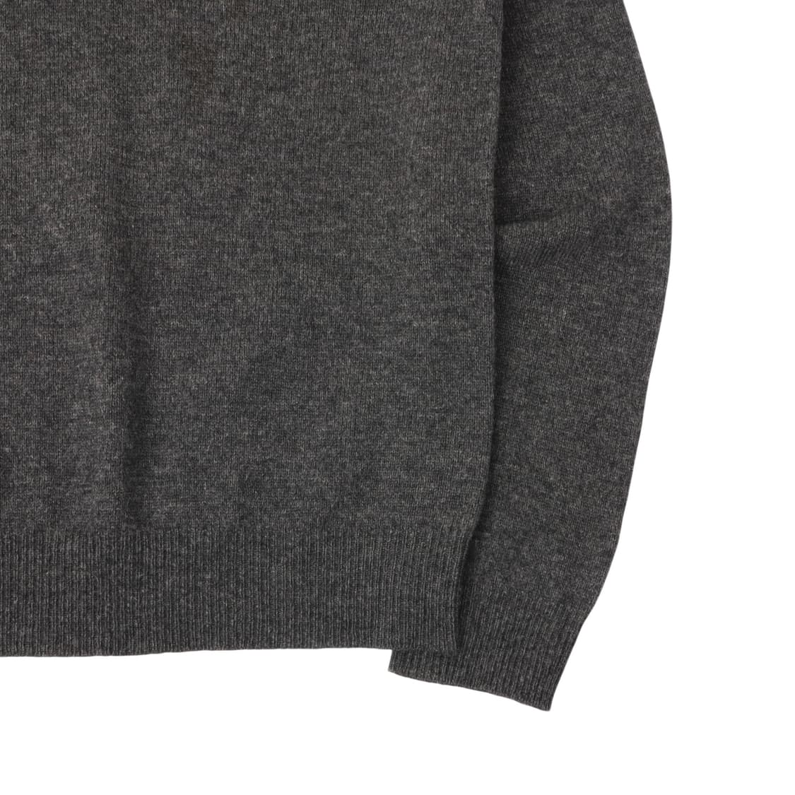 폴로 랄프로렌 챠콜그레이 램스울 브이넥 니트 상품이미지4