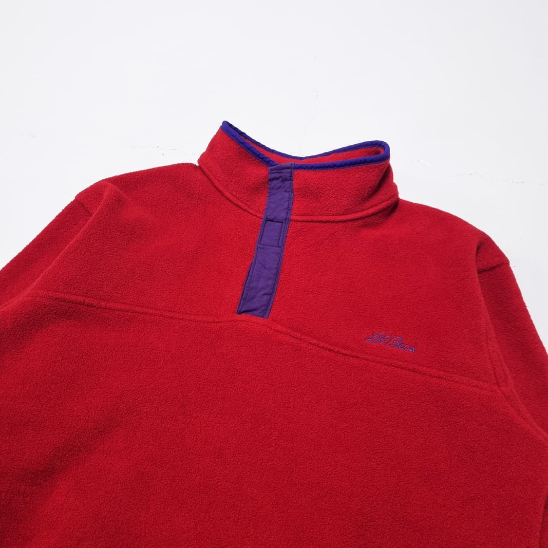 90S 빈티지 엘엘빈 신칠라 플리스 - KID XL 상품이미지2