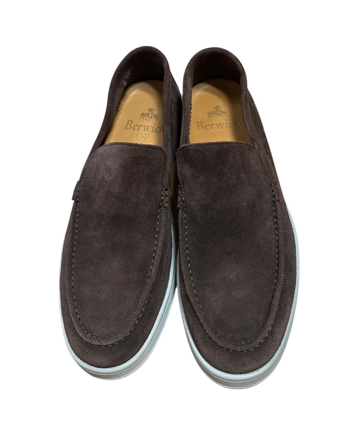 버윅(berwick) 4795 스웨이드 로퍼 브라운 40.5 size 상품이미지4