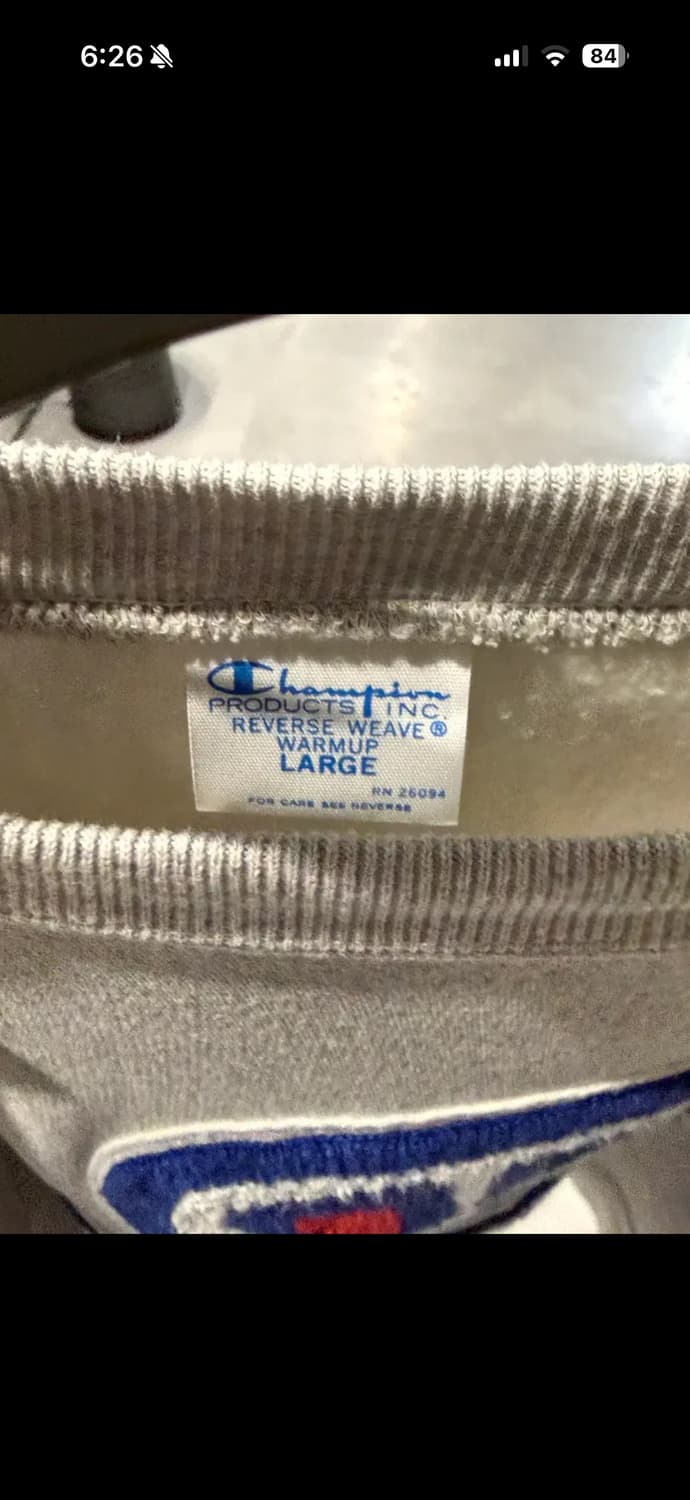 챔피온 맨투맨 그레이 L 상품이미지3