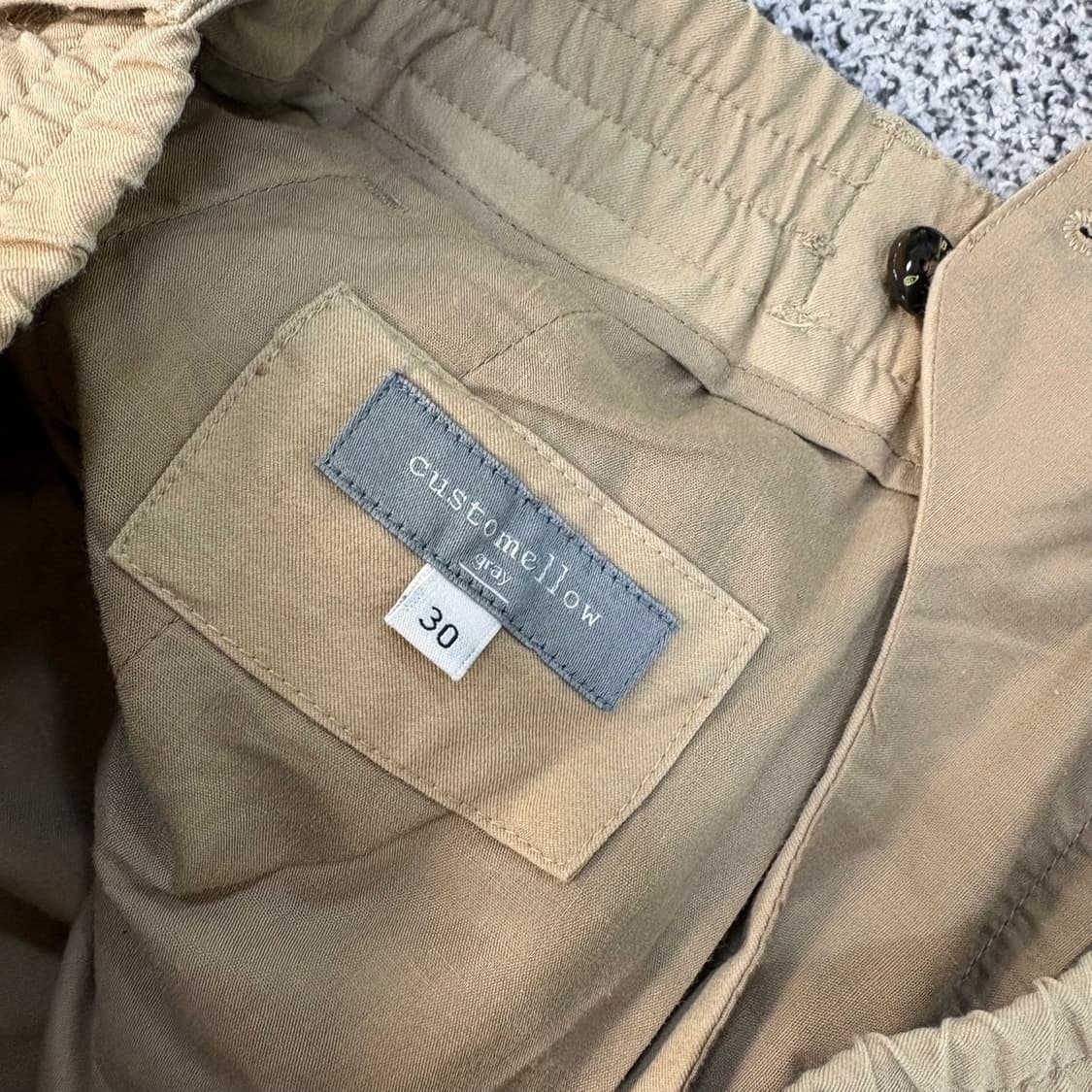 30 커스텀멜로우 핀턱 치노팬츠 0401J 상품이미지4