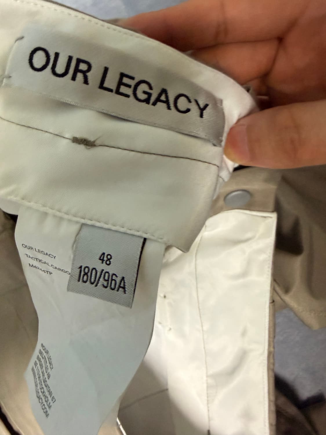 아워레가시 택티컬 카고 페블 하이 트위스트 트윌48 상품이미지3