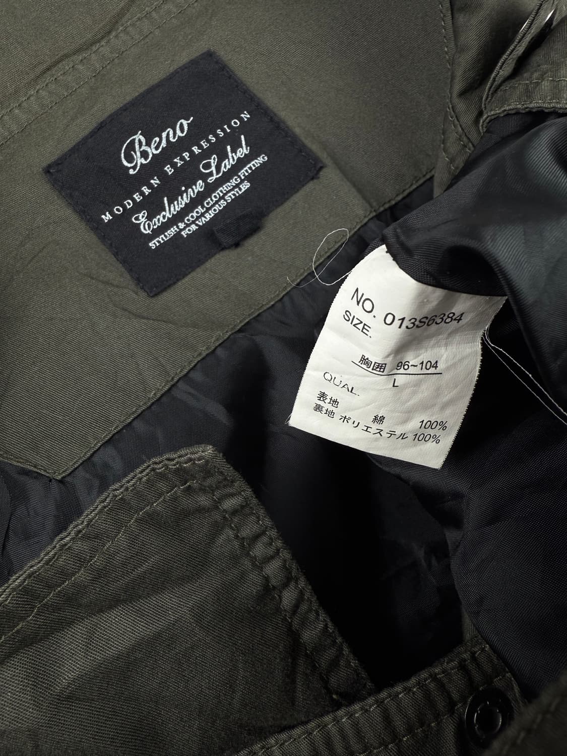 beno 더블 집업 자켓 상품이미지8