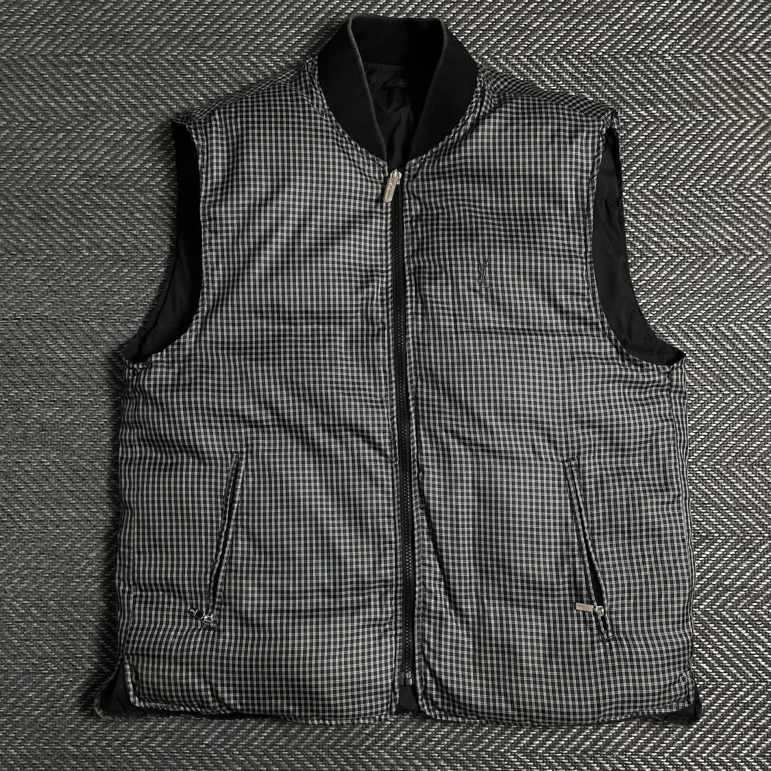 00s YSL 아카이브 입생로랑 리버시블 구스다운 베스트 y 4907 상품이미지4