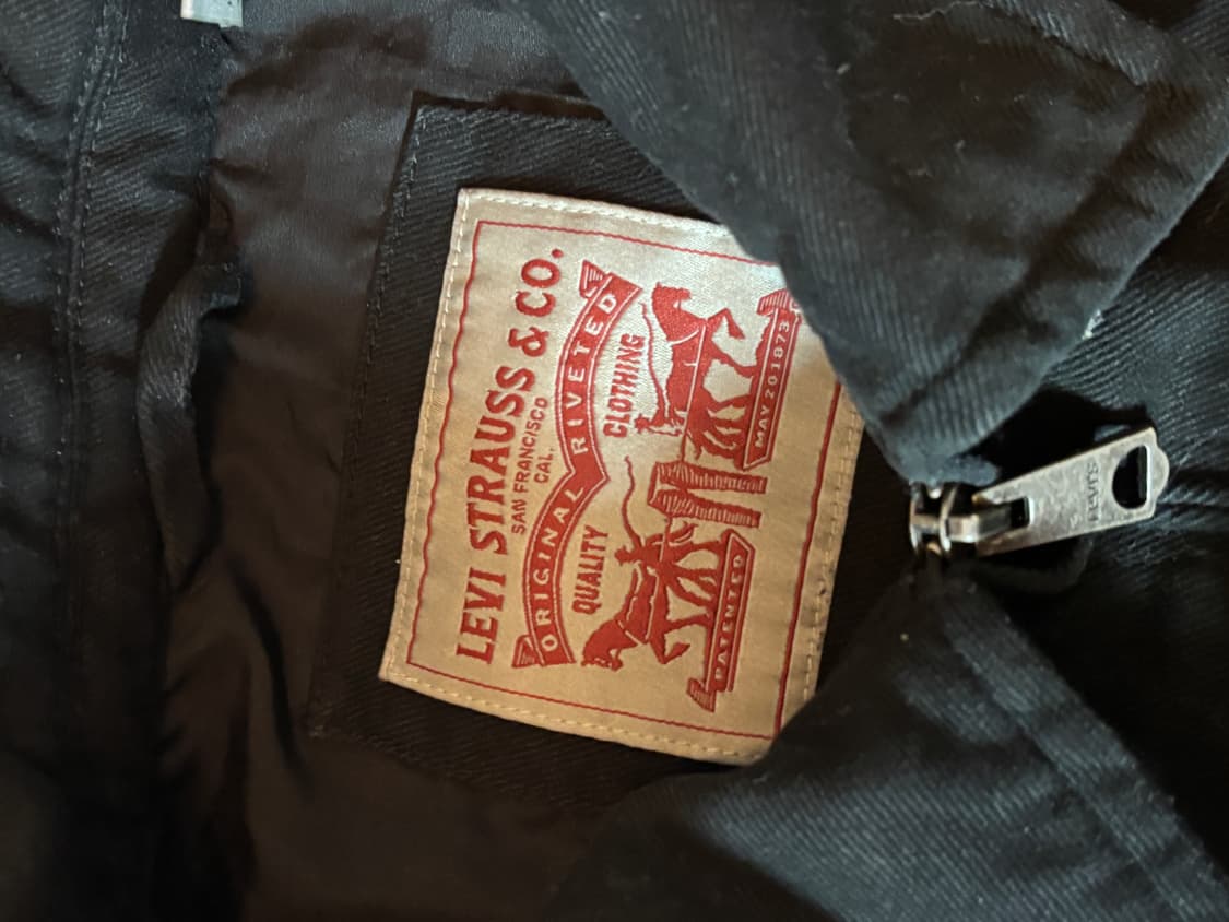 리바이스 블랙 블루종 자켓 L 상품이미지3