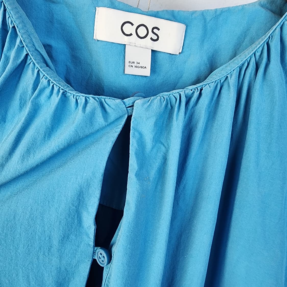 COS 코스 블루 캉캉 롱 원피스 상품이미지6