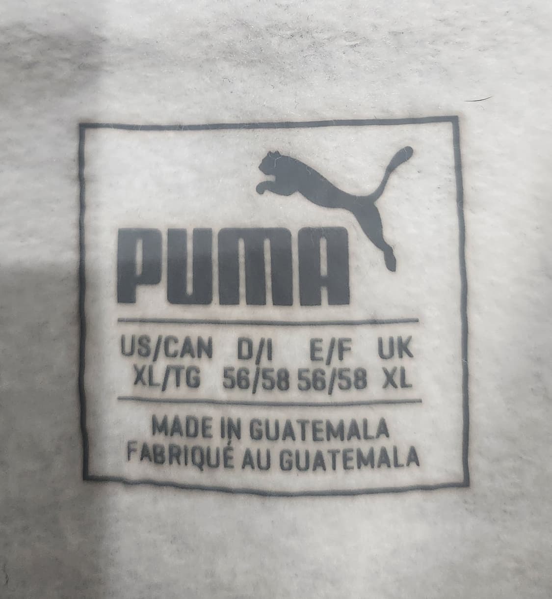 PUMA 푸마 DREAM 화이트 후드티 XL 상품이미지3