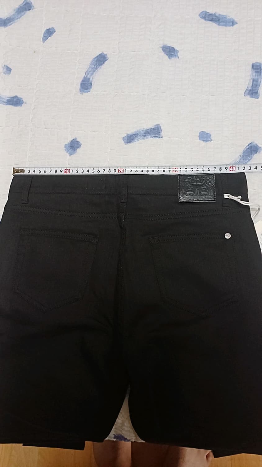 모드나인 미사용 슬림블랙진 실측32인치 기장111 상품이미지6
