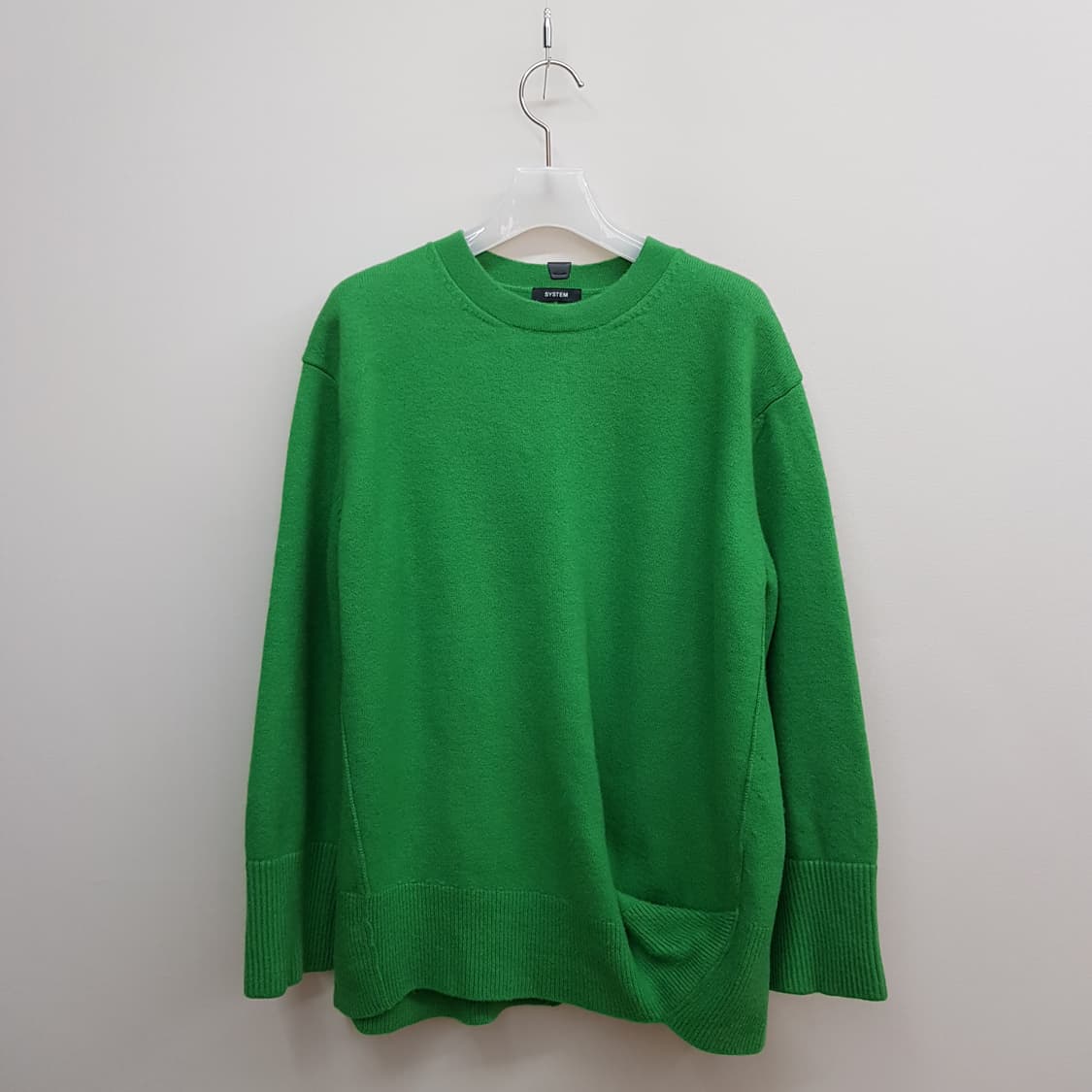 한섬 시스템  2023 루즈핏 울 니트 스웨터  F사이즈 상품이미지1