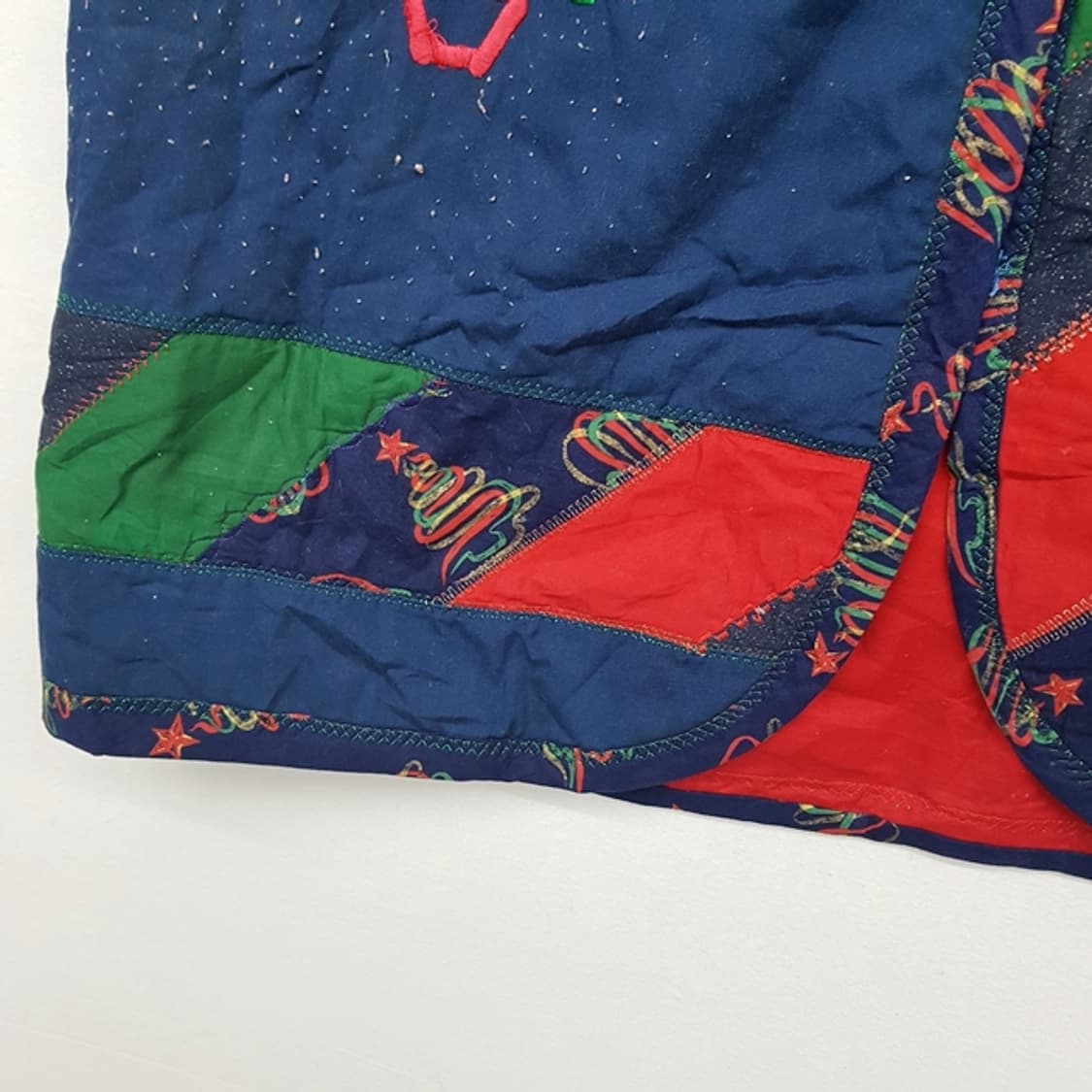 핸드메이드 크리스마스 패치워크 조끼 상품이미지2