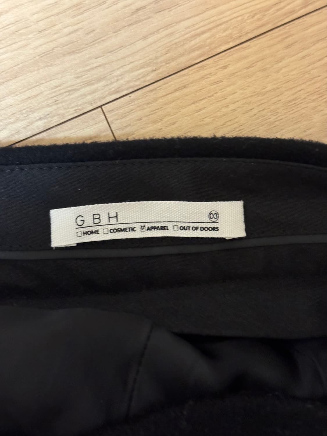 GBH 지비에이치 투핀턱 울캐시미어 슬랙스 상품이미지4