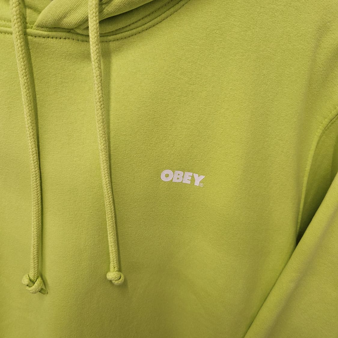 오베이 obey 후드티 네온그린 상품이미지3