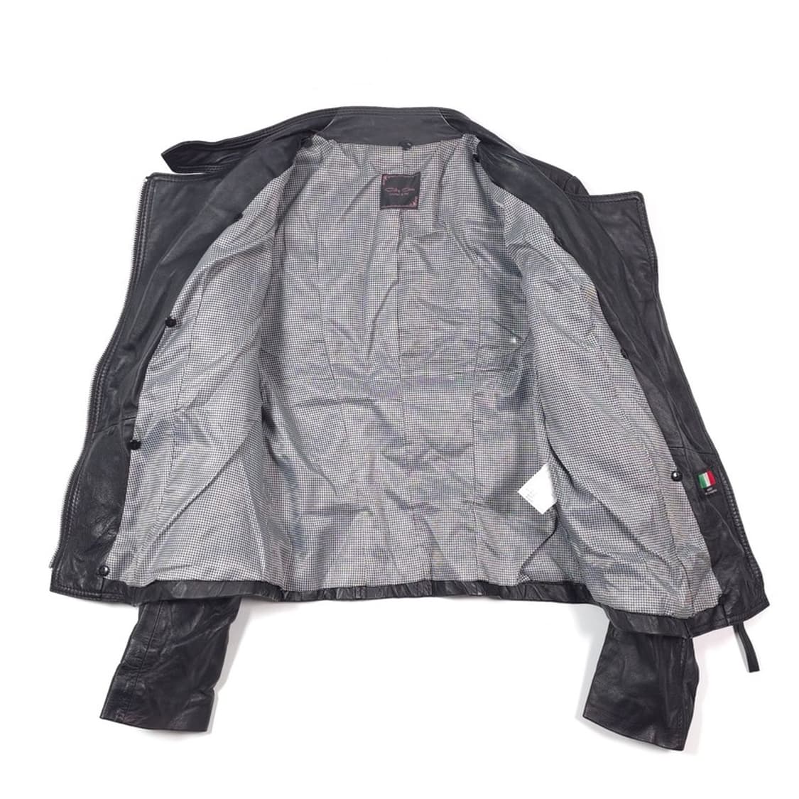 City Gee 천연 양가죽 퀼팅 라이더 자켓 66 상품이미지5