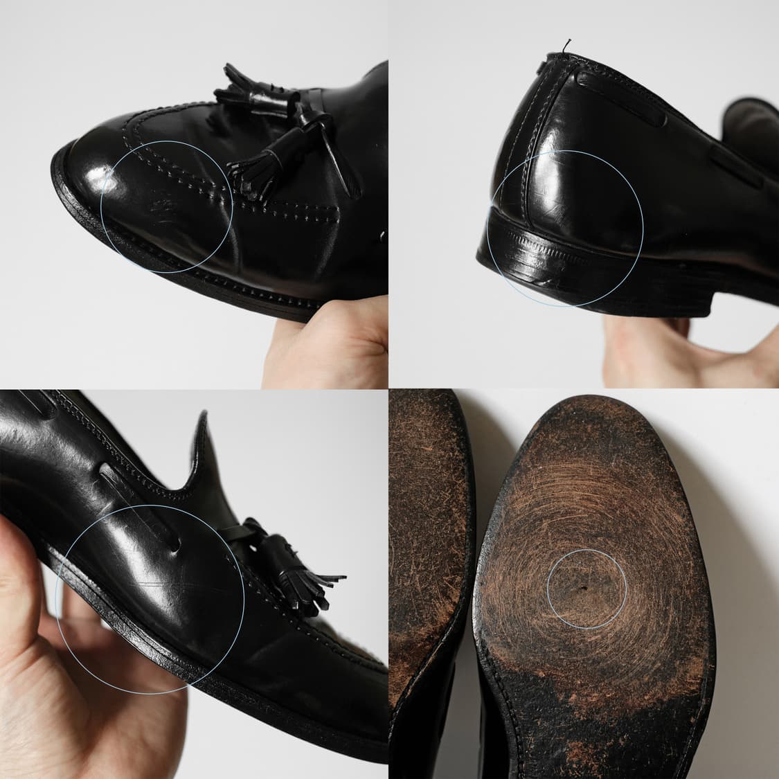 알든 664 9D 코도반 블랙 테슬로퍼 상품이미지8