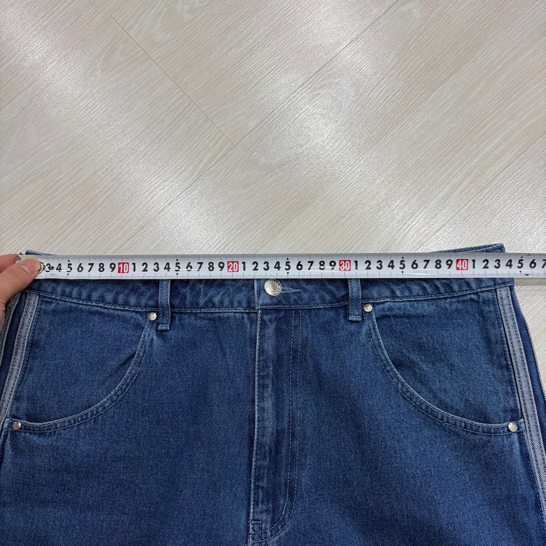 아디다스 청 데님 파이어버드 팬츠 바지 (36) 상품이미지9
