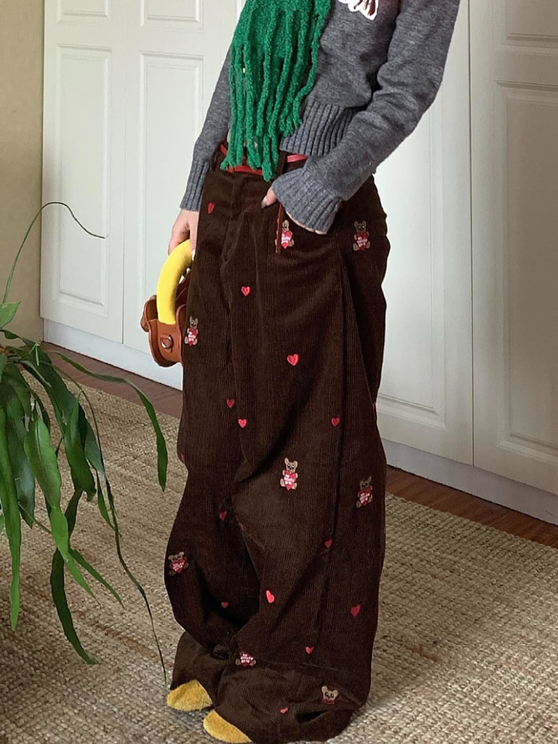 하트베어 코듀로이 팬츠 (4size) 상품이미지6