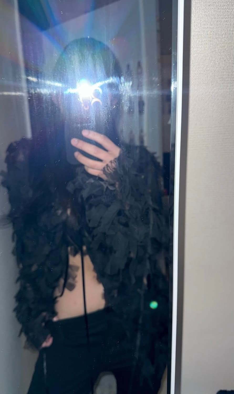 NACHE 나체 시스루 블라우스 자켓 상품이미지2