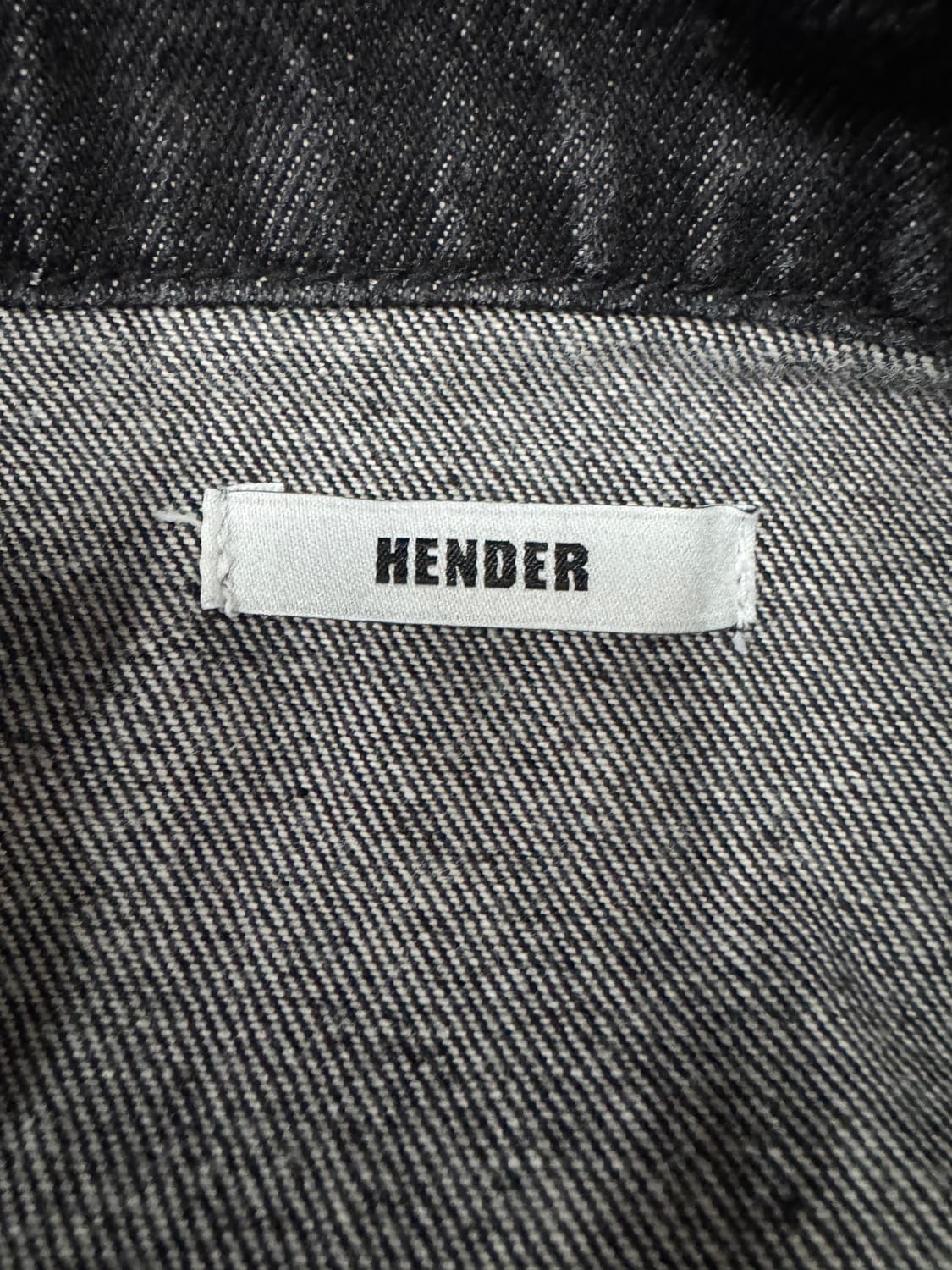 HENDER 헨더 흑청 데님 트러커자켓 상품이미지3