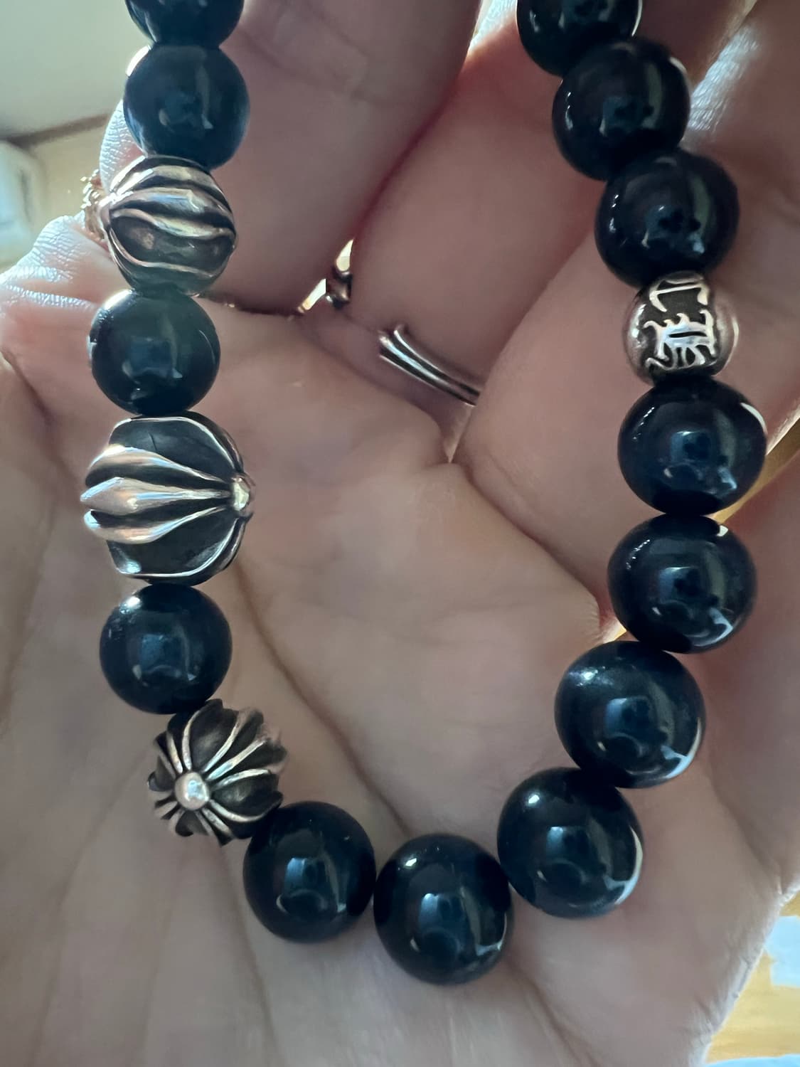 크롬하츠 비즈팔찌 8mm 비즈13 상품이미지3