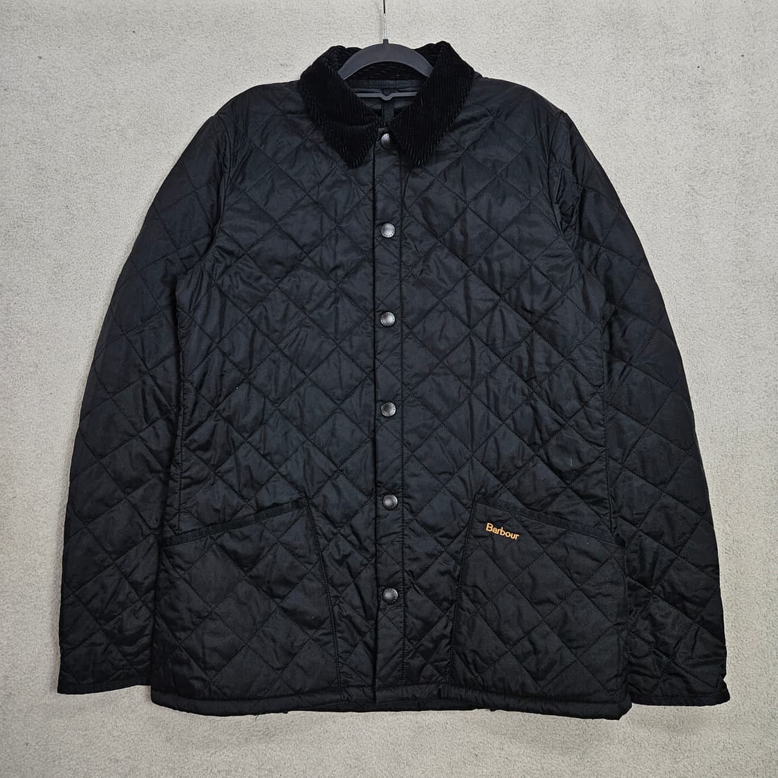 바버 리데스데일 퀼팅 자켓 M 블랙 상품이미지1