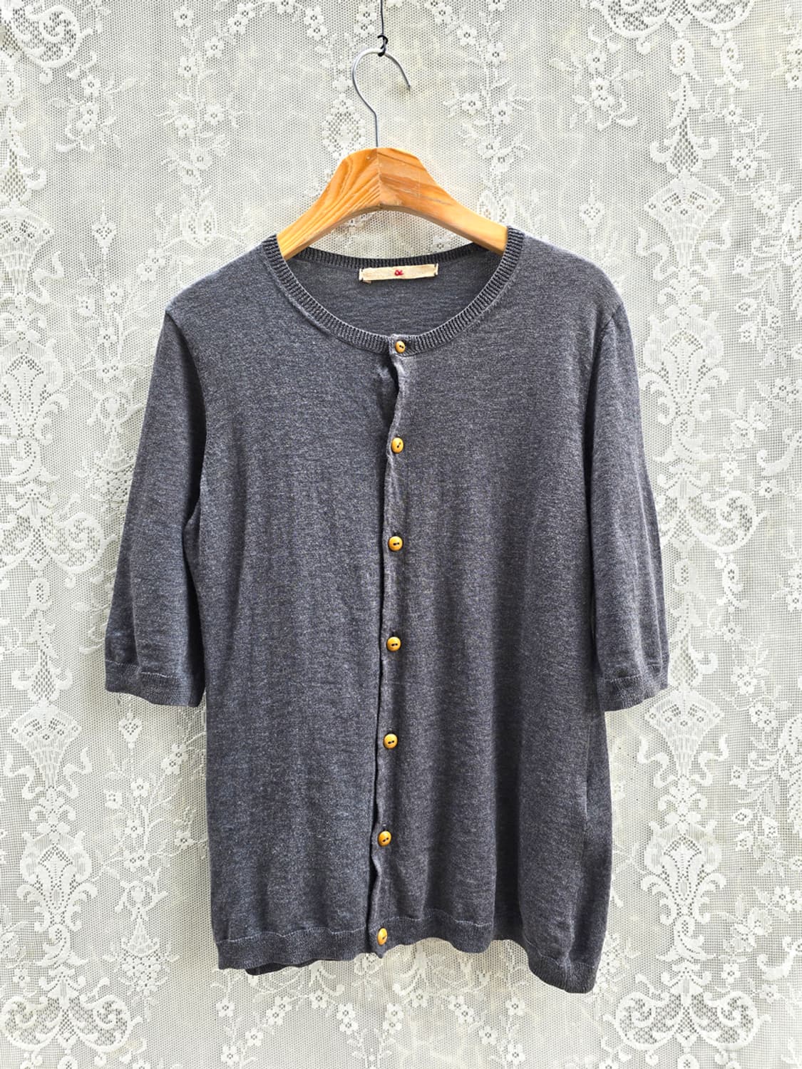 45rpm 코튼 반팔 가디건 상품이미지1