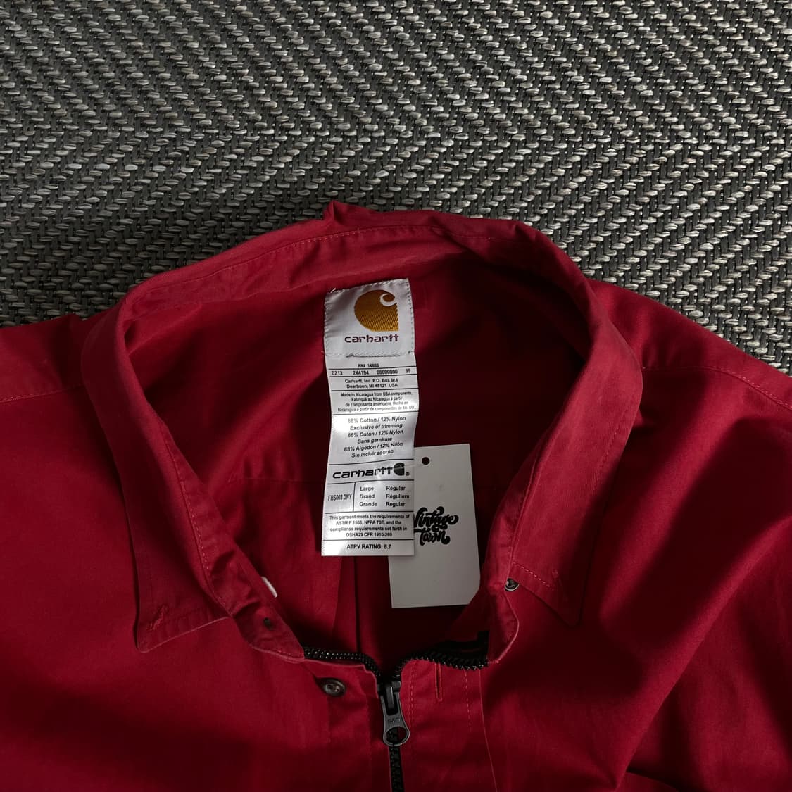 칼하트 크롭 리메이크 투웨이 셔츠 자켓 o 3175 상품이미지4