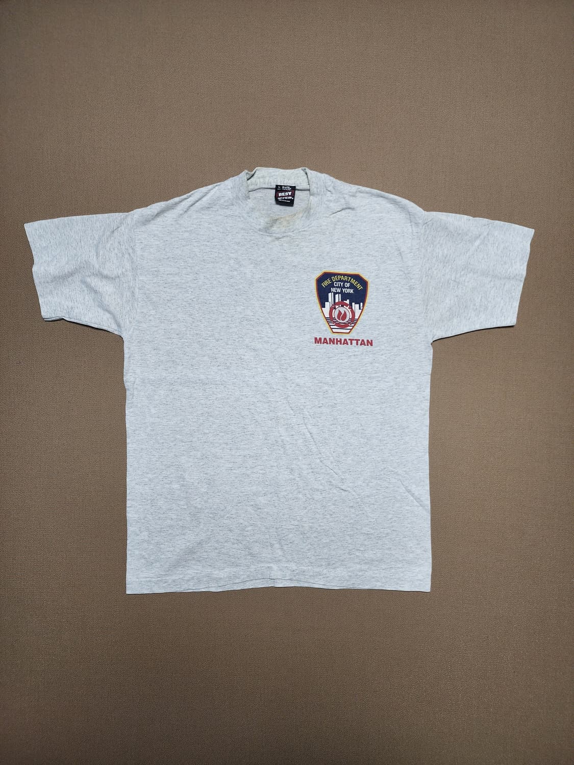90s 빈티지 FDNY Manhattan 뉴욕 소방관 티셔츠75 상품이미지2
