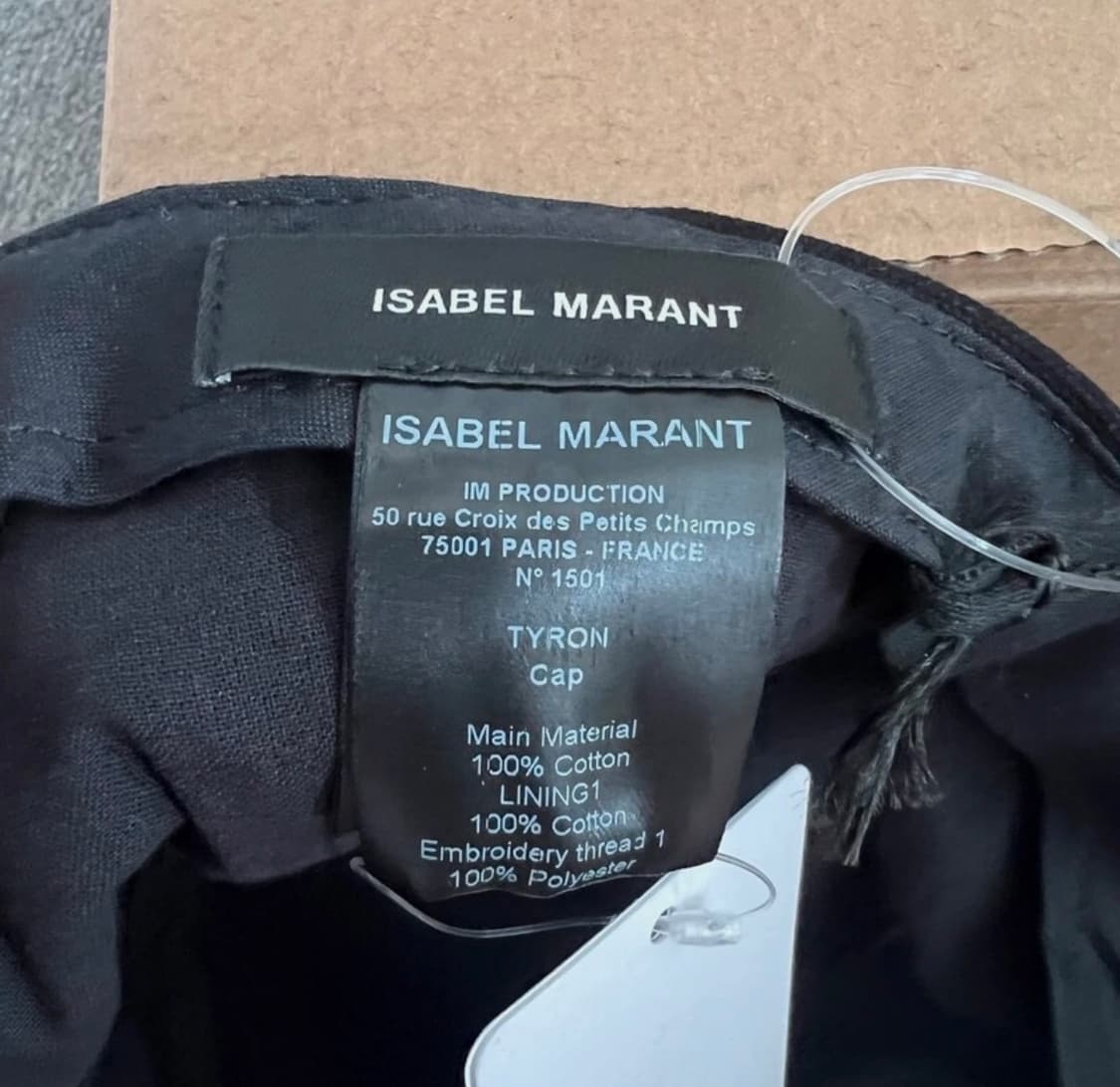 이자벨마랑 스티치 볼캡 상품이미지5