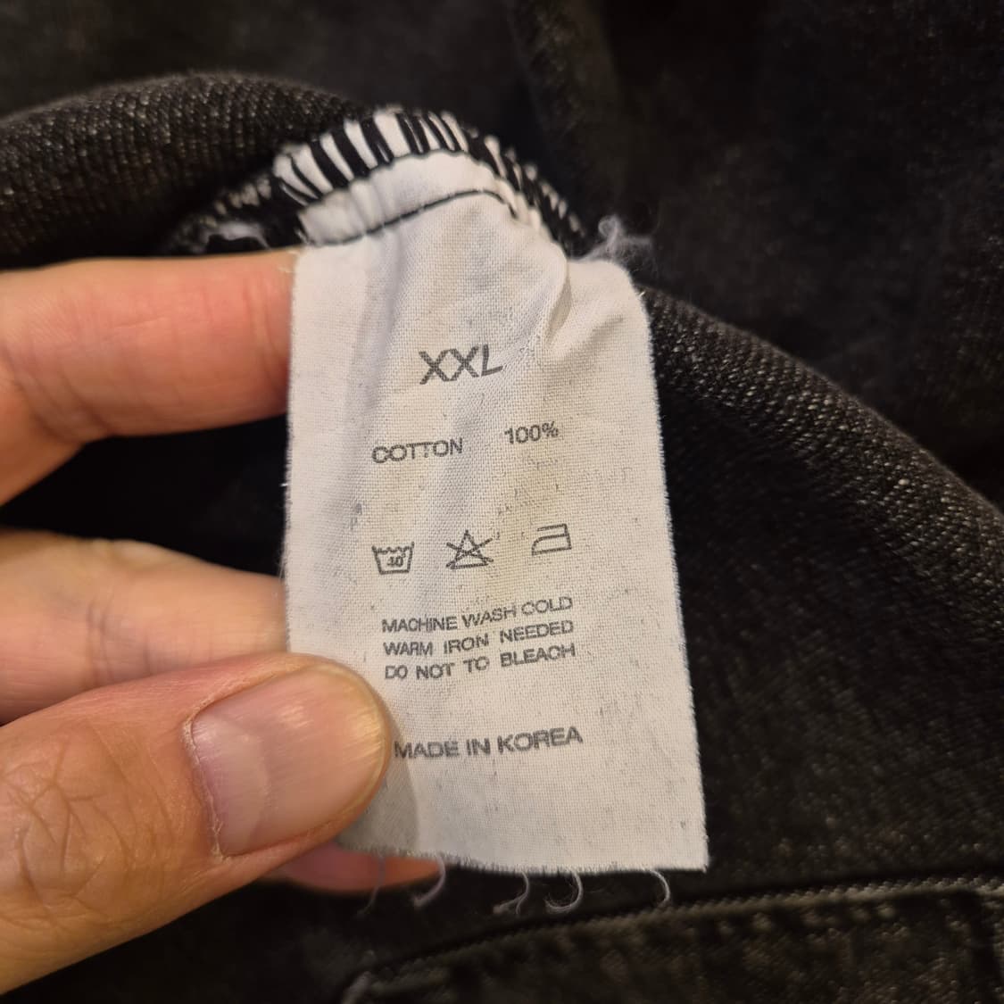 2XL(착샷잇음) 피그먼트워싱 데님자켓  상품이미지5