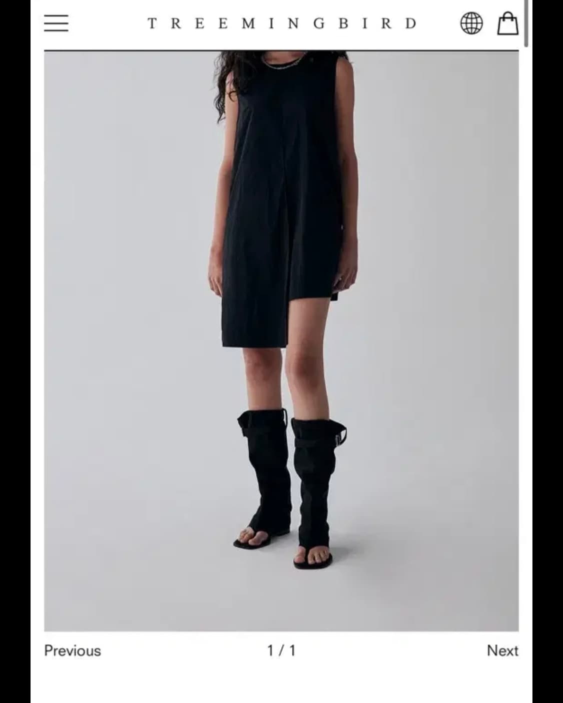 소아 미니 원피스 그레이 상품이미지6