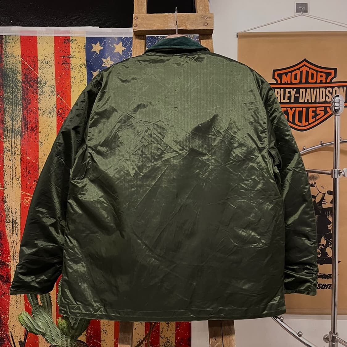 70s 알파 인더스트리 오리지널 미해군 임퍼머블 덱 자켓 N000 상품이미지2