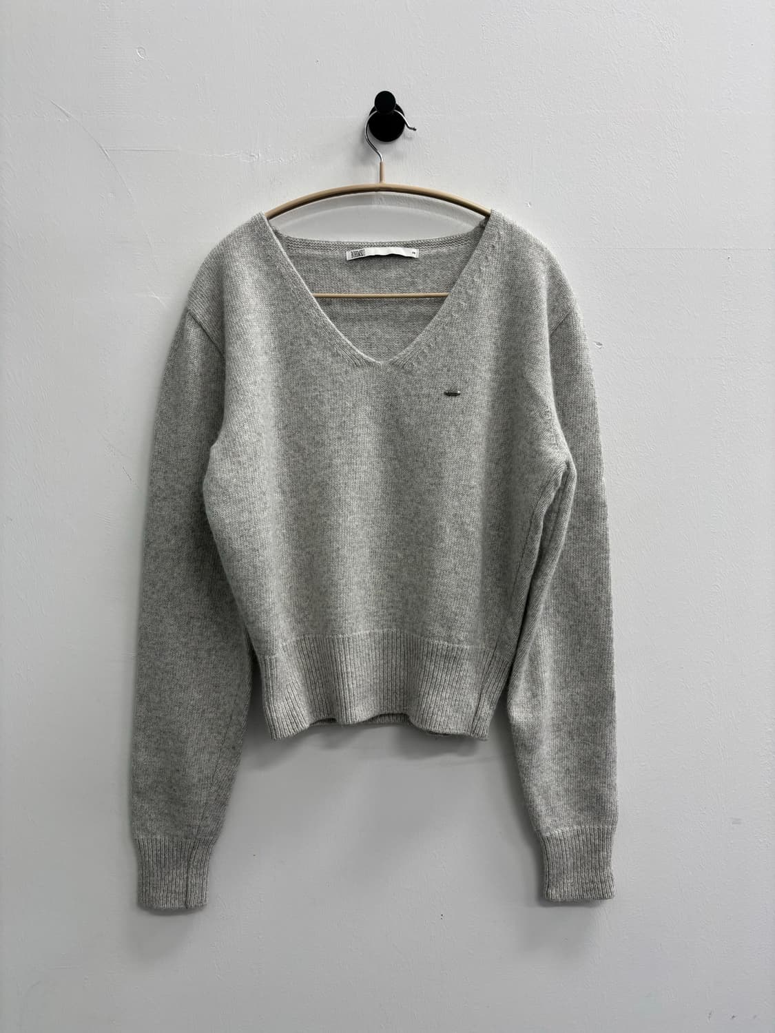 BOHEMSEO 브이넥 앙고라 블렌드 니트 상품이미지2