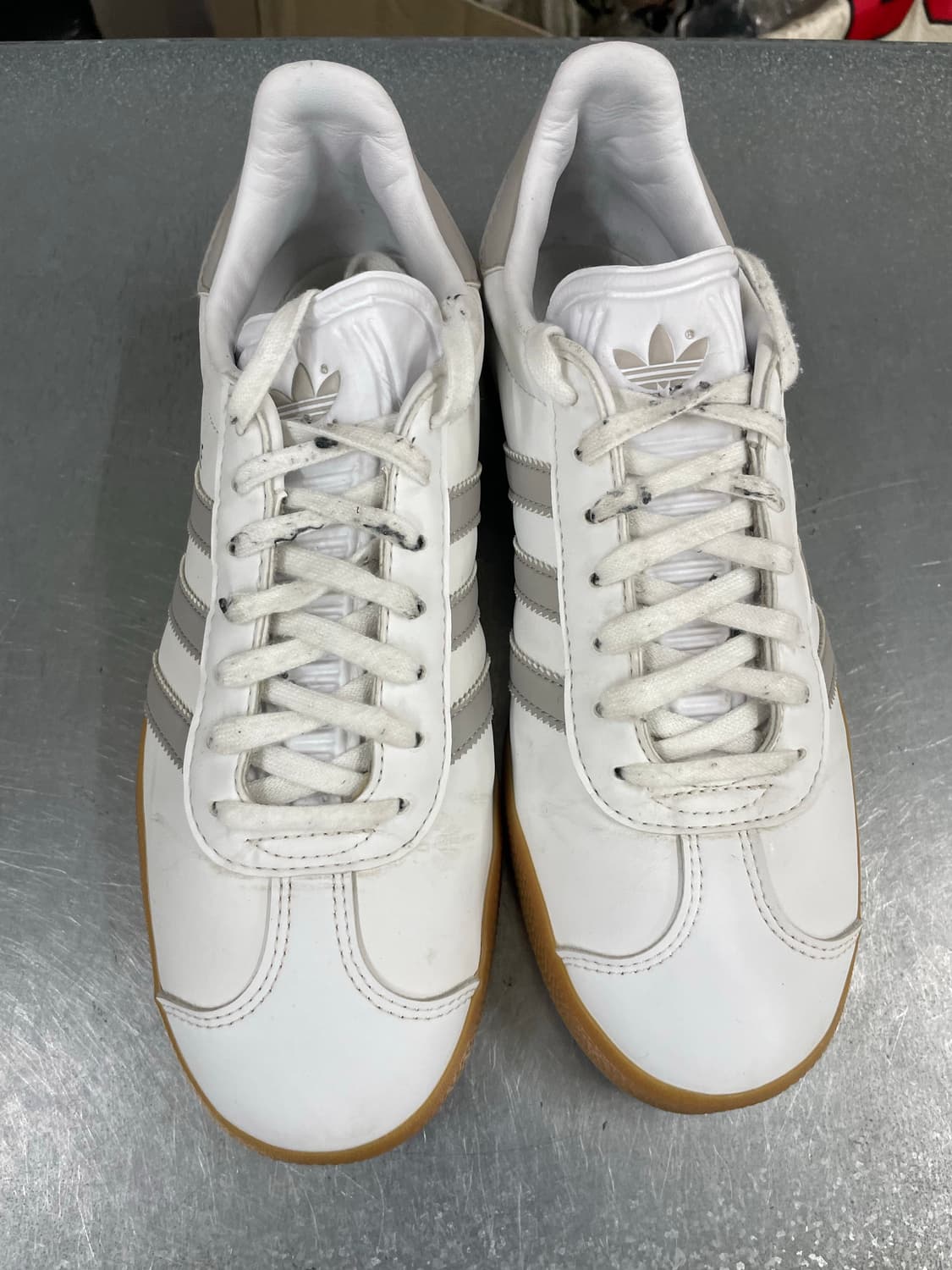 아디다스 가젤 화이트 그레이 235 상품이미지5