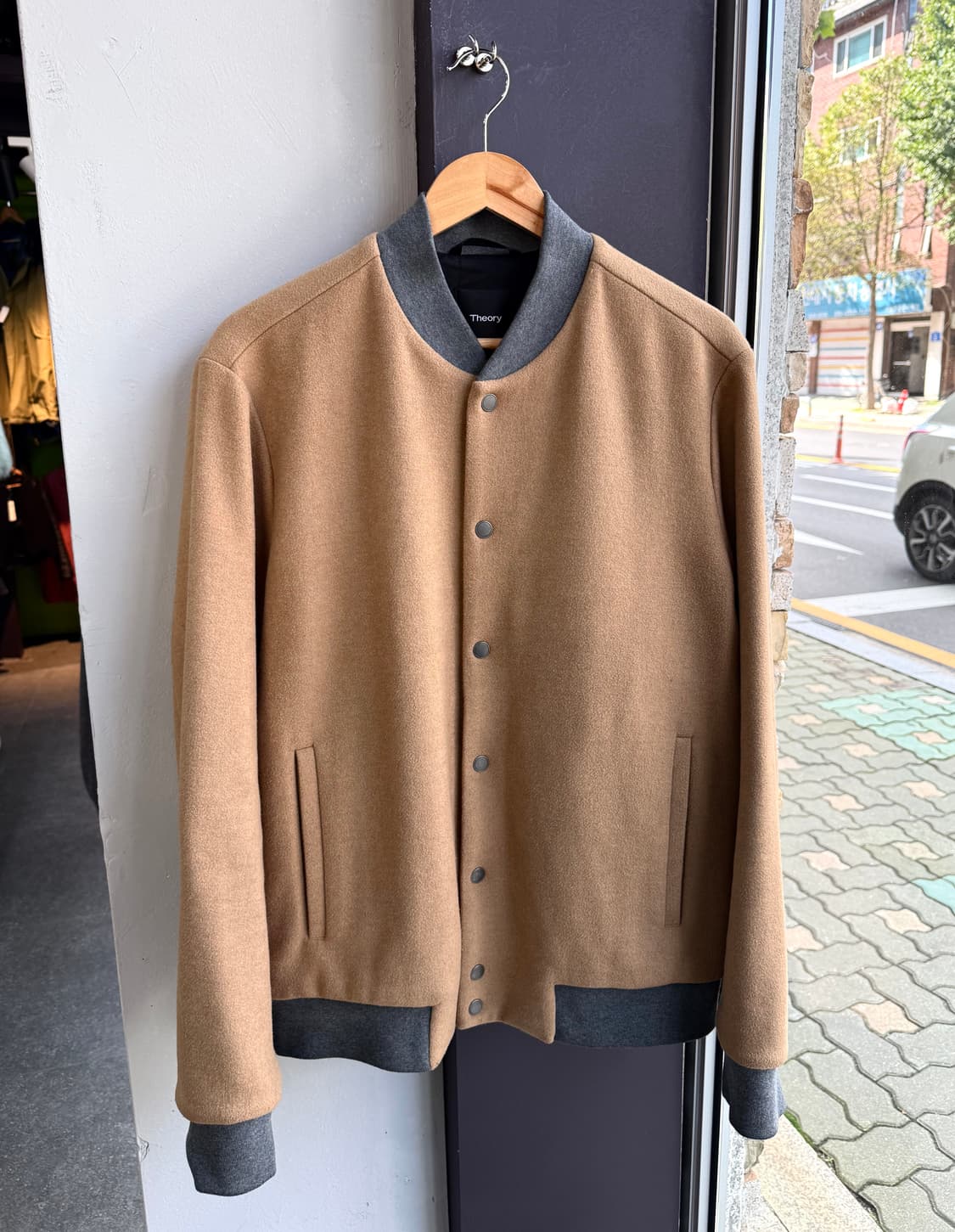 L/ 띠어리 울 바시티 자켓 상품이미지2