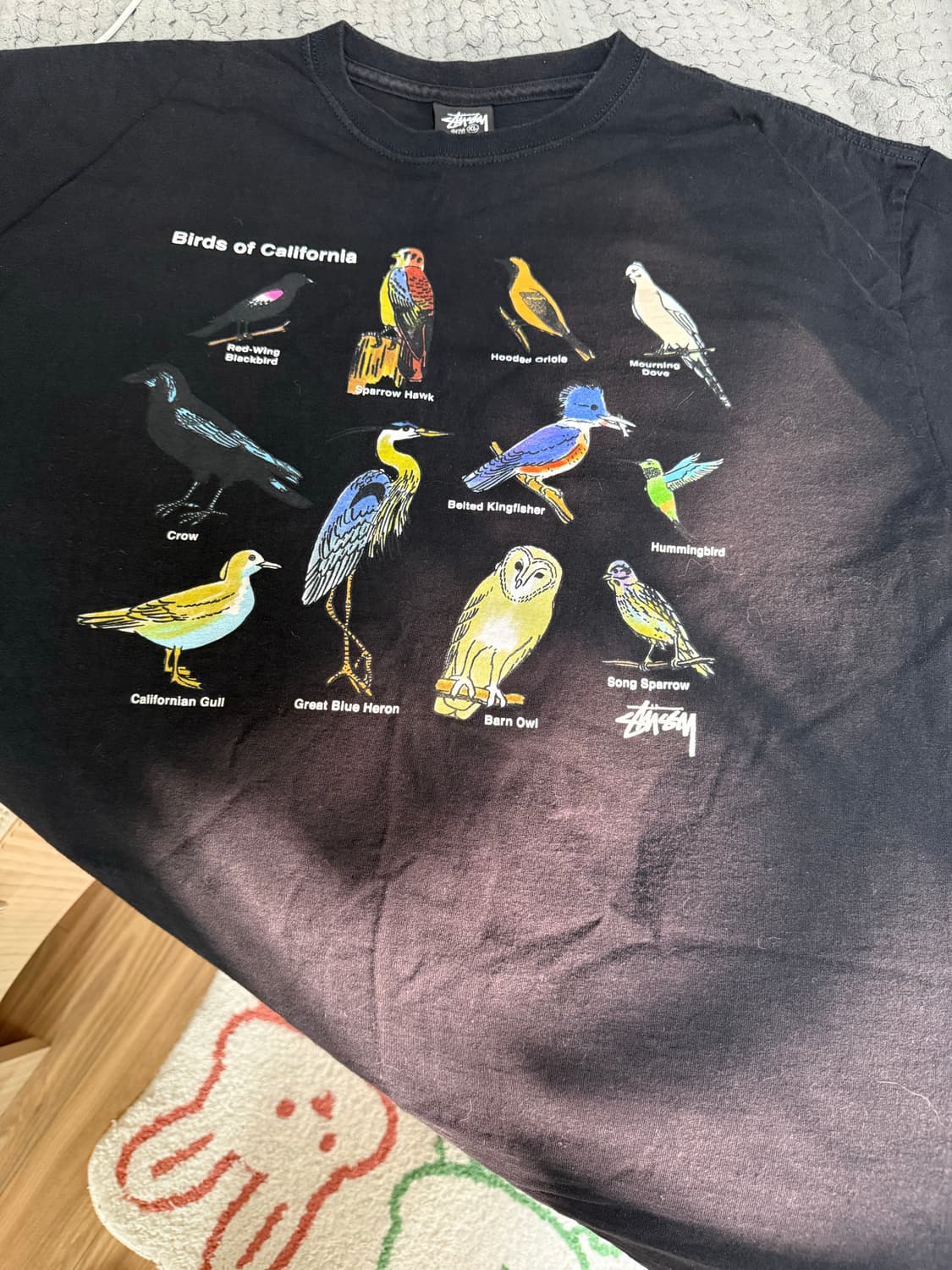 스투시 캘리포니아 버드 티셔츠 XL사이즈 상품이미지1