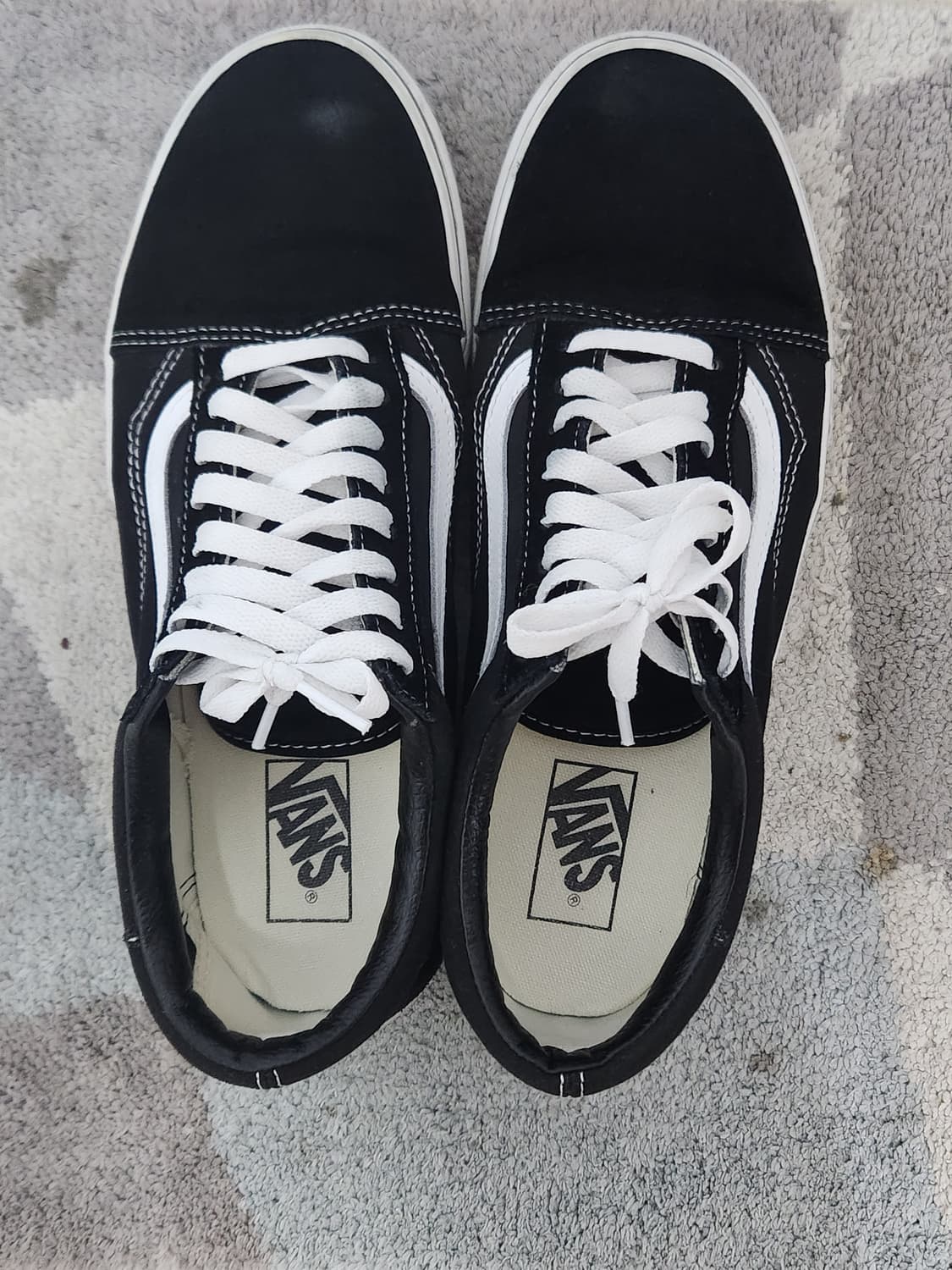 반스 올드스쿨 플랫폼 블랙 화이트 상품이미지1