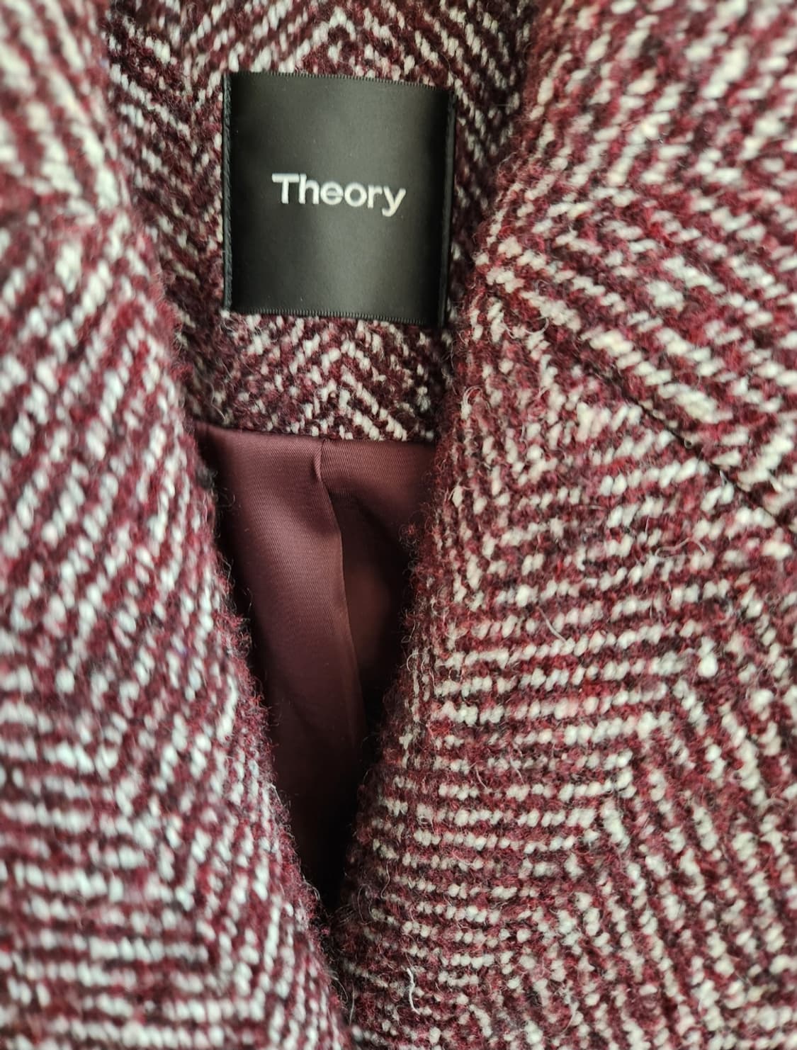 띠어리 멀티 트윌 보카시 울블렌드 코트 P사이즈 상품이미지6