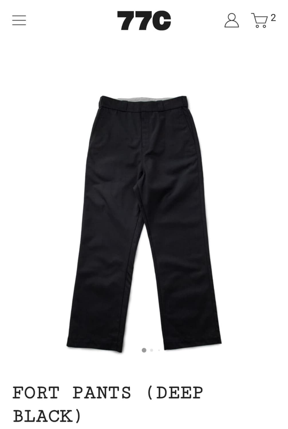 77c fort pants 32 상품이미지1