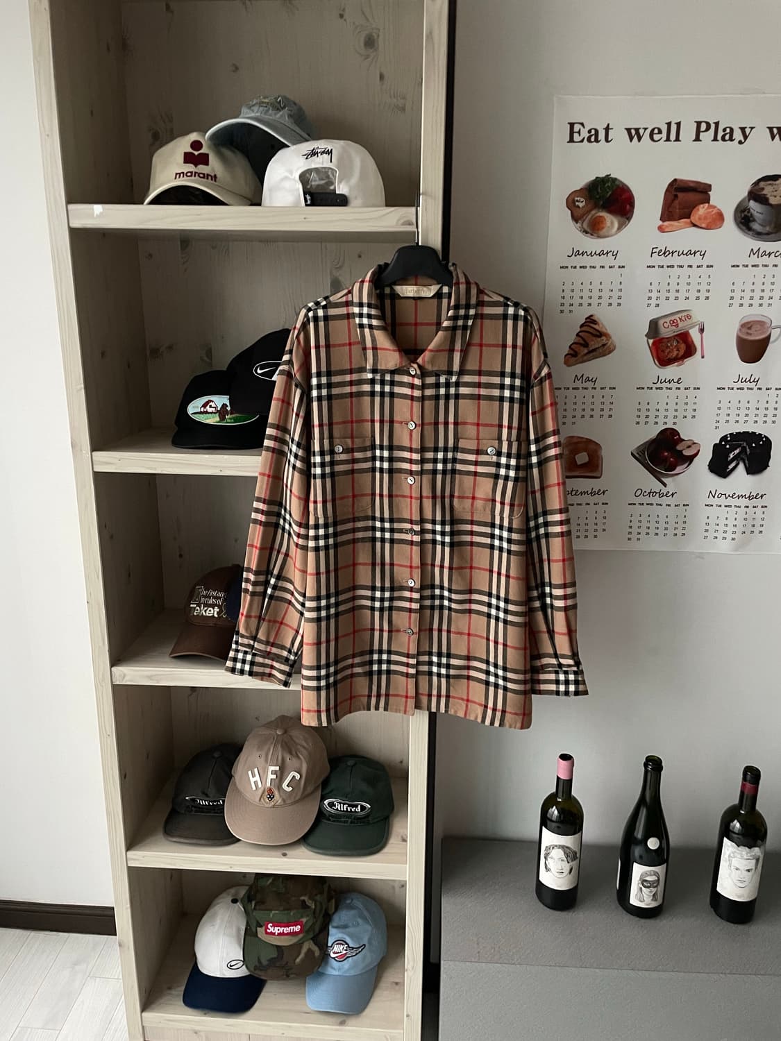 버버리 노바체크 울 셔츠 상품이미지1