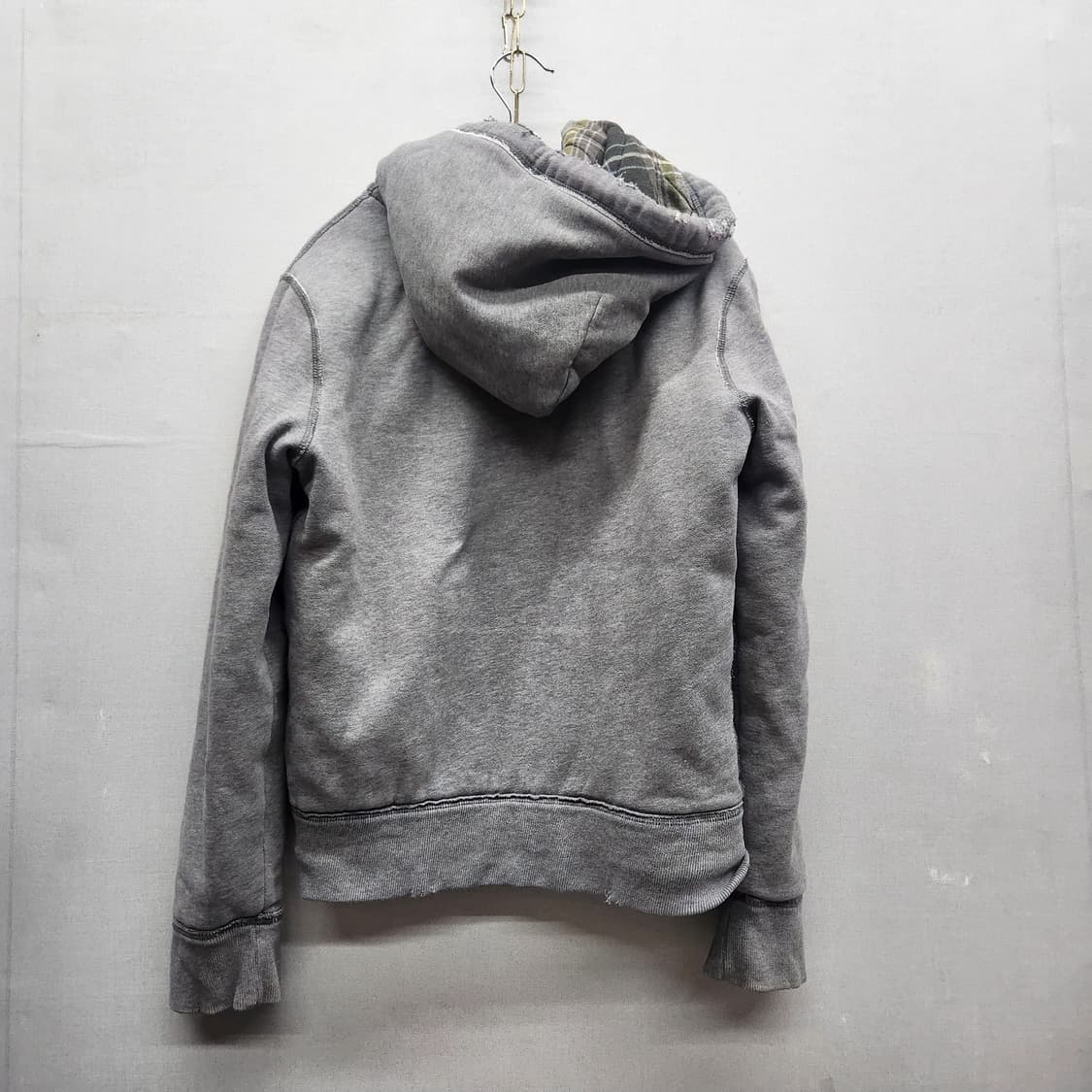 아베크롬비 로고자수 빈티지 후드집업 L(M) 상품이미지4