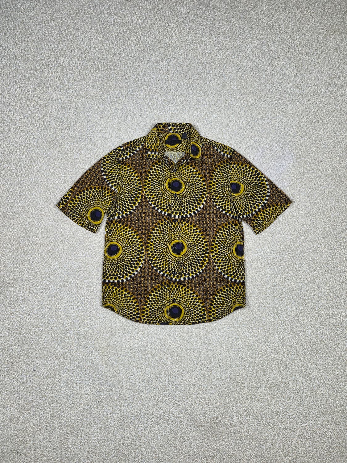 [버버리 프로섬] 기하학 서클 패턴 반팔 셔츠 | S00059 상품이미지1