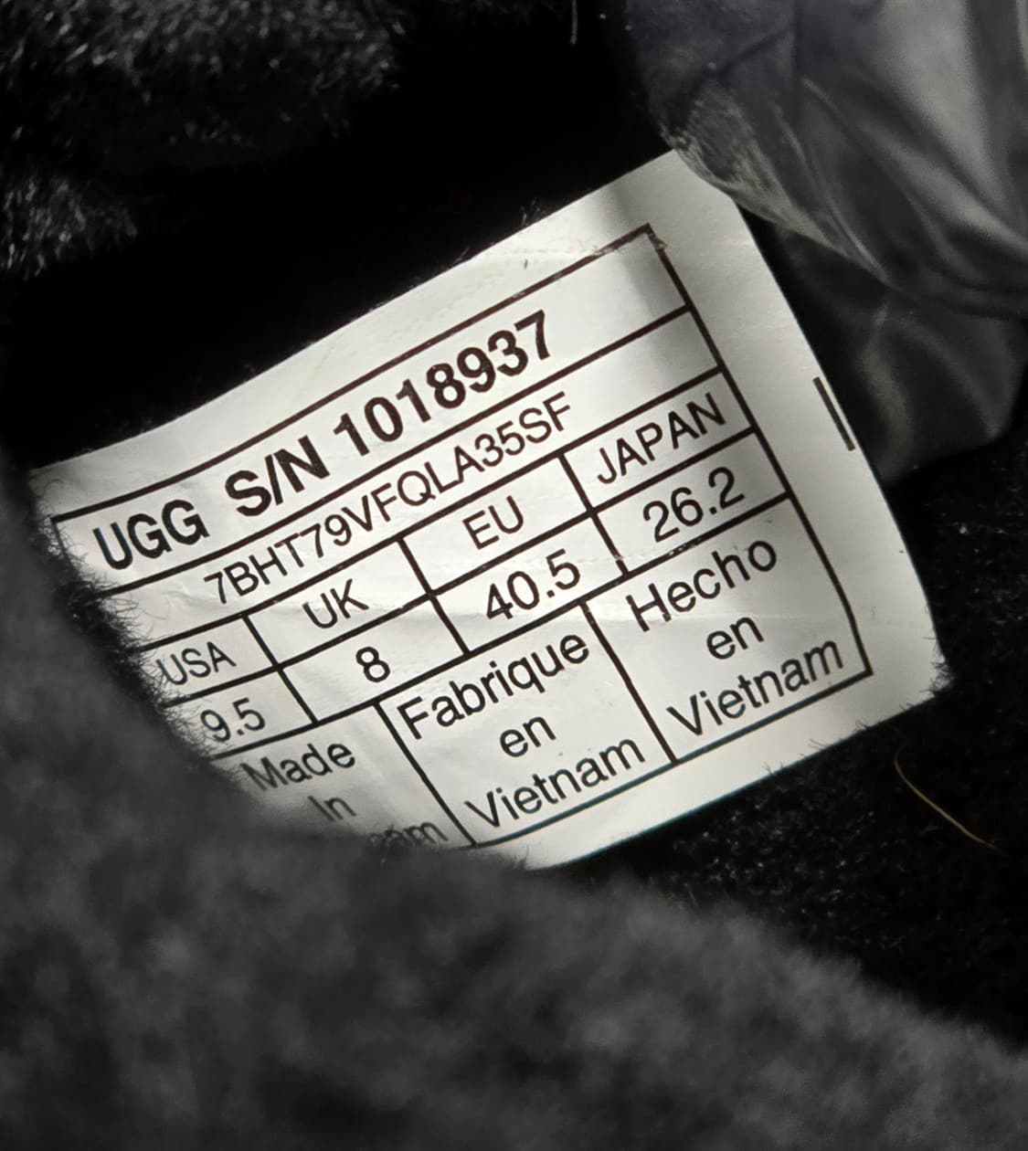 UGG 어그 카센톨 스웨이드 롱 부츠 블랙 새제품 상품이미지7