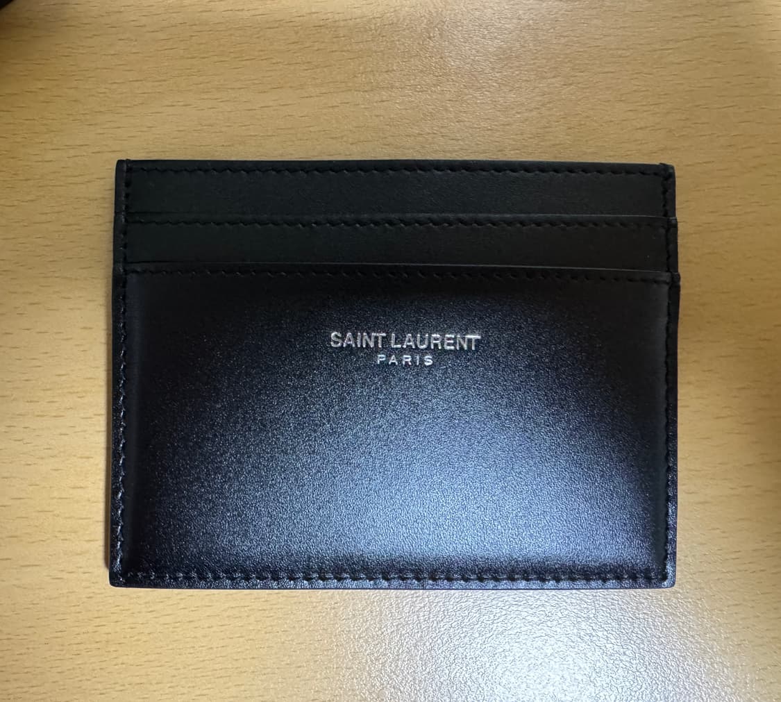 새상품) 생로랑 스무스 레더 카드지갑 상품이미지3