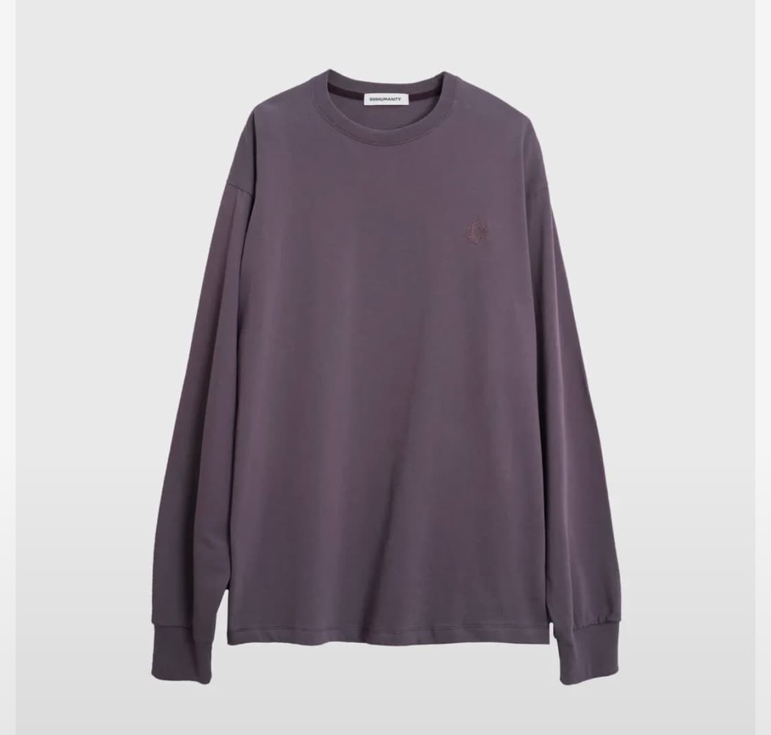 999휴머니티 EVD 로고 롱슬리브 페이디드 퍼플 상품이미지1