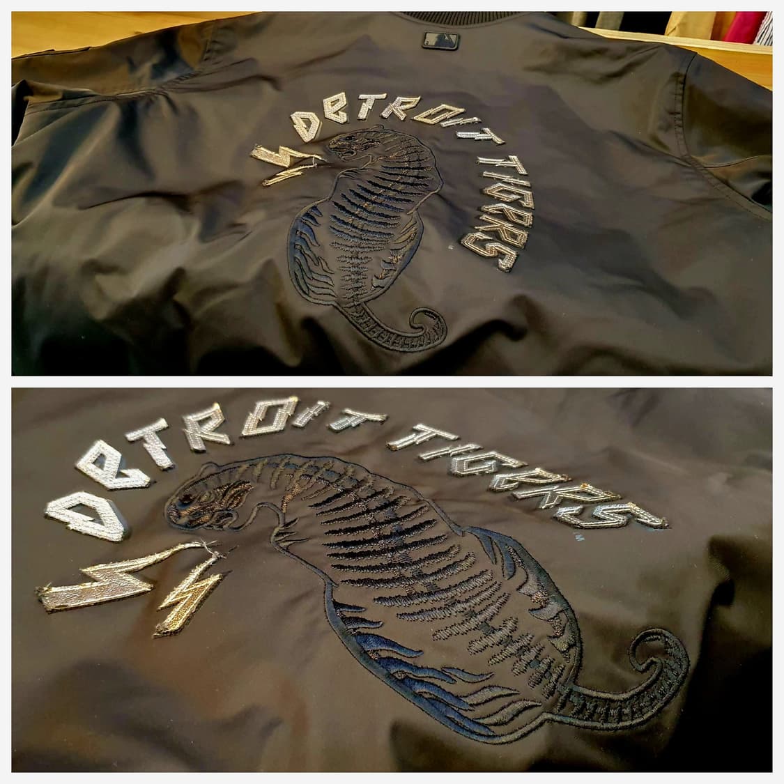 110.MLB 퀼팅 봄버 점퍼 상품이미지4