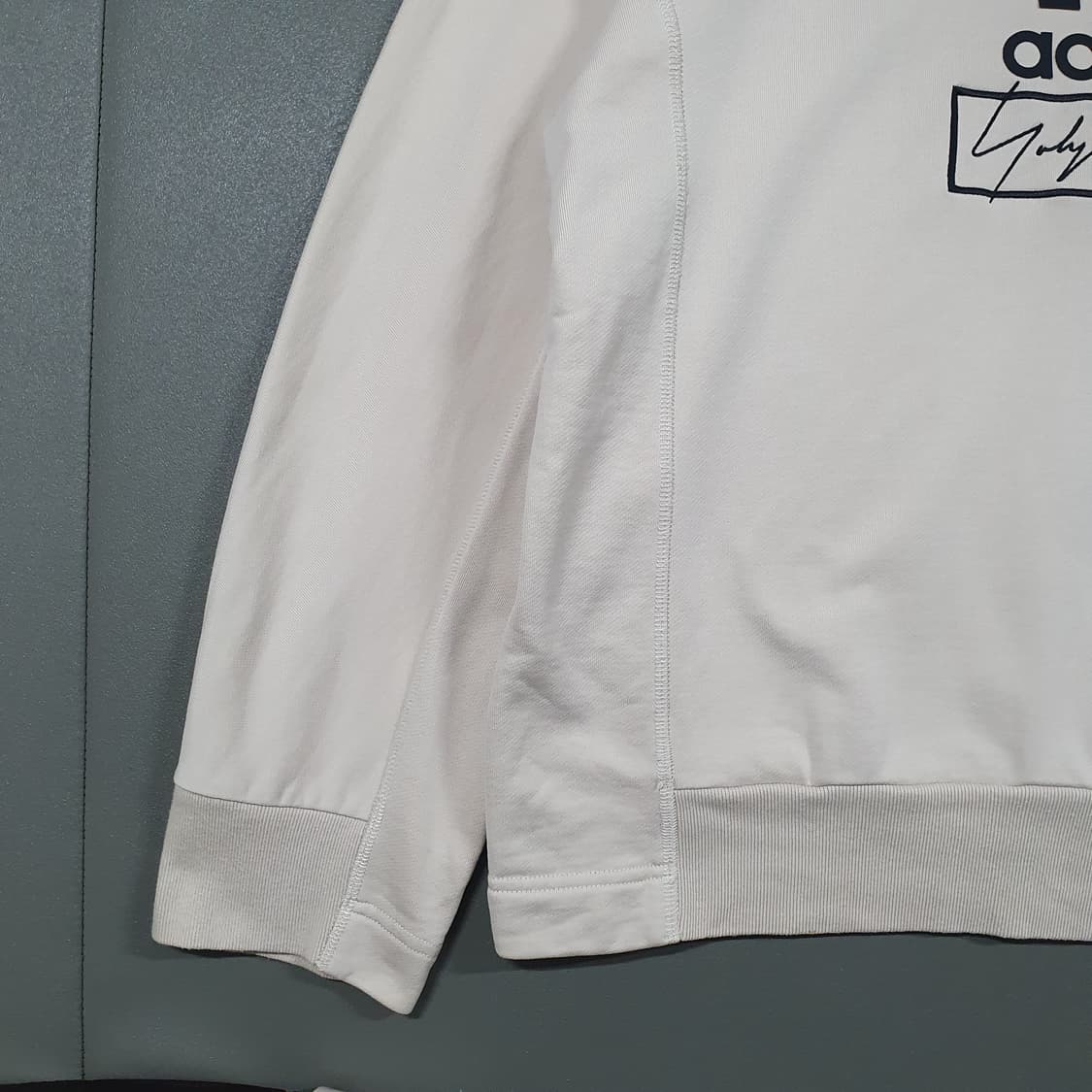 실측 XL) 19FW 아디다스 요지야마모토 Y-3 스택 맨투맨 스웻셔츠 상품이미지5